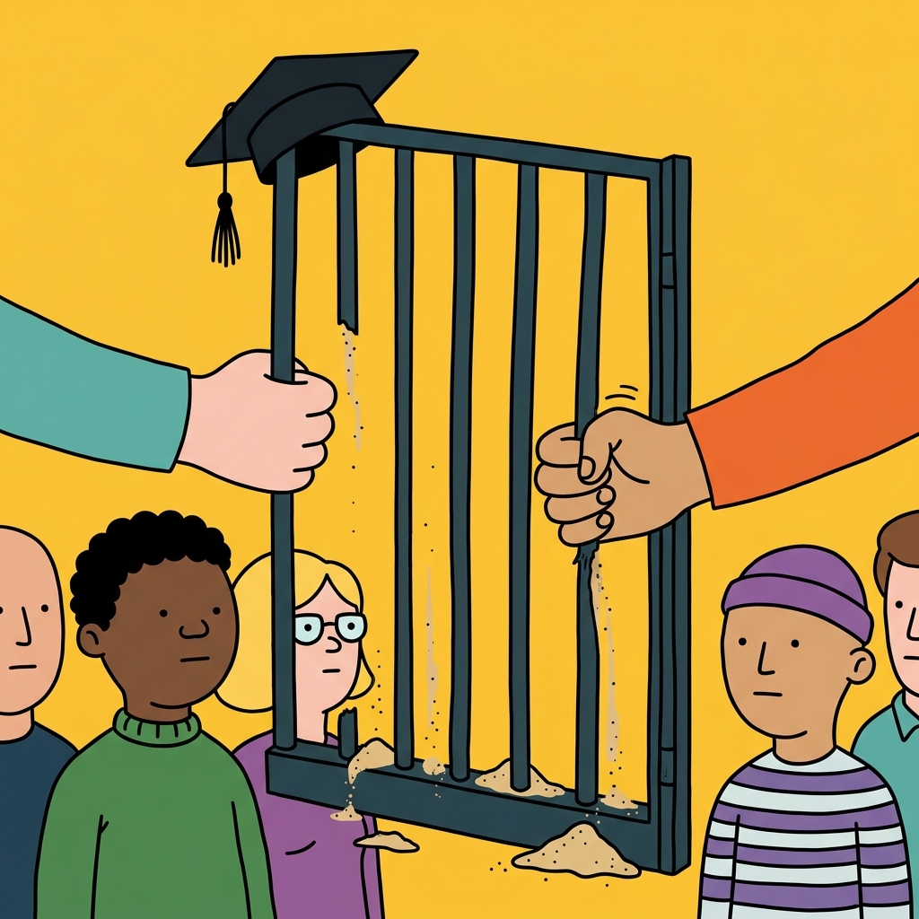 Ilustración de la noticia: Juez evaluará demanda contra límites de tiempo a visas de estudiante